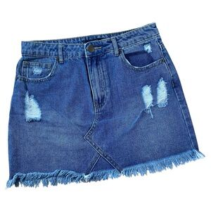 Forever 21 Denim Mini Skirt